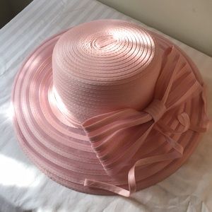 Antonio Melani pink structures hat